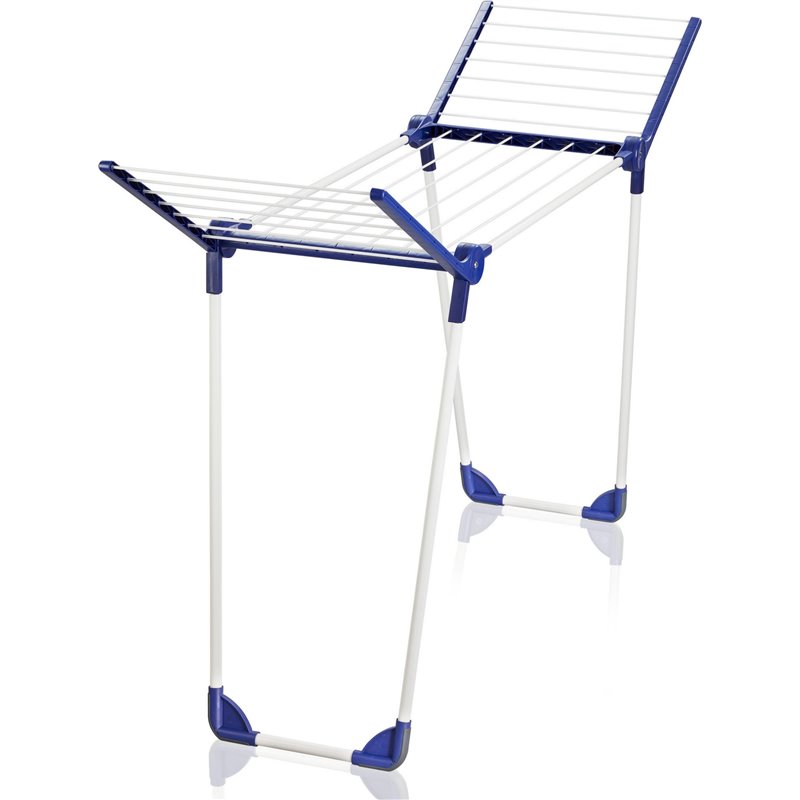 Leifheit Pegasus 120 Solid Bath White Blue Compact Clothes Dryer