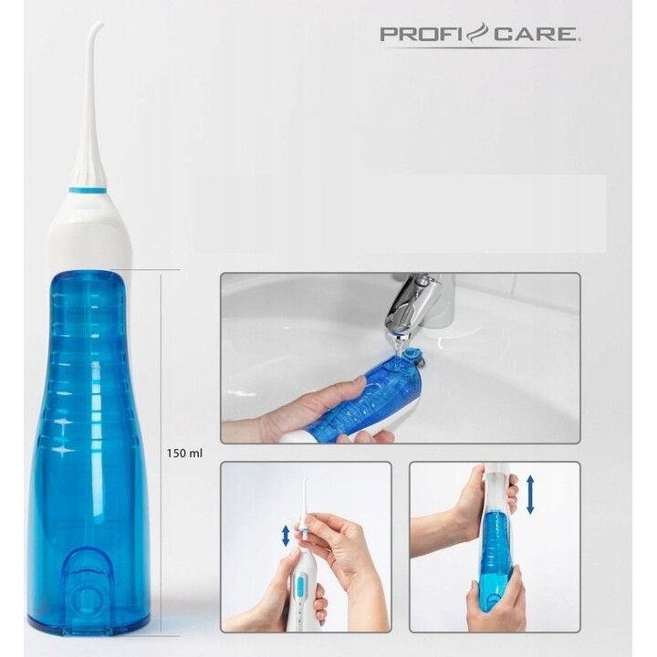 Hidro Pulsor ProfiCare PC-MD 3026 A irrigador oral 0.15 L Blanco Azul