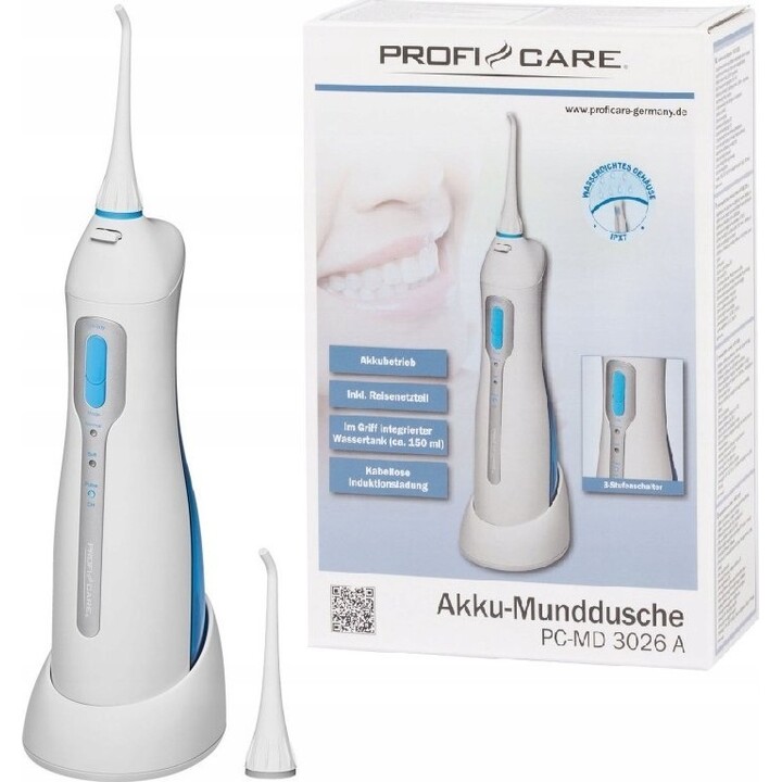 Hidro Pulsor ProfiCare PC-MD 3026 A irrigador oral 0.15 L Blanco Azul