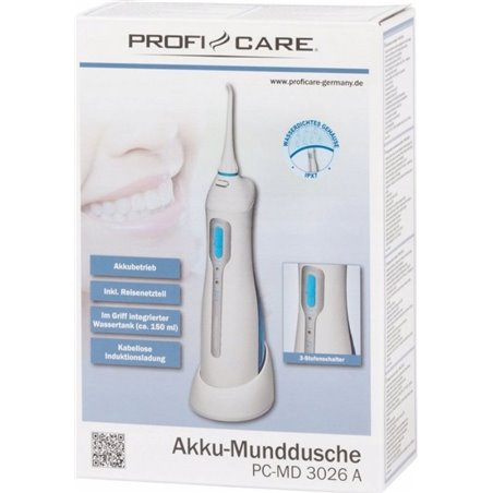 Hydro Pulsor ProfiCare PC-MD 3026 A oral irrigator 0.15 L White Blue