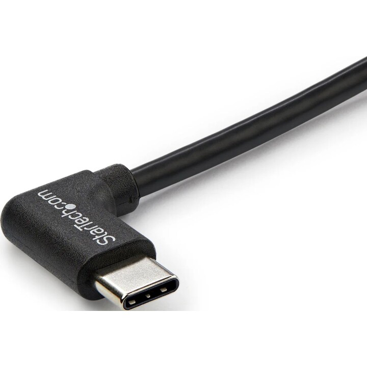 StarTech.com 3ft (1m) USB-C Charging Cable, Right-Angled, Charge & Sync, 60W (3A) PD, USB 2.0 Laptop Charger Cable - USB C Charg