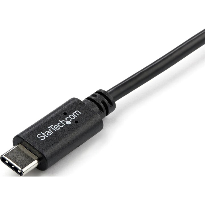 StarTech.com 1m USB-C-Ladekabel, Laden und Synchronisieren, 60W (3A) Power Delivery, USB 2.0 Laptop-Ladekabel - Rechtwinkliges U
