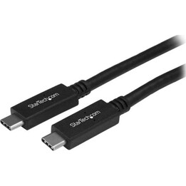 StarTech.com Câble USB-C de 1m, USB 5Gbps, 60W (3A) Power Delivery, 4K 60Hz DP Alt Mode, Gaine TPE - Compatible Thunderbolt