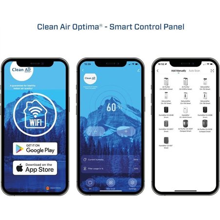 Humidifier with Ionizer/Ca-607Bsmart Clean Air Optima