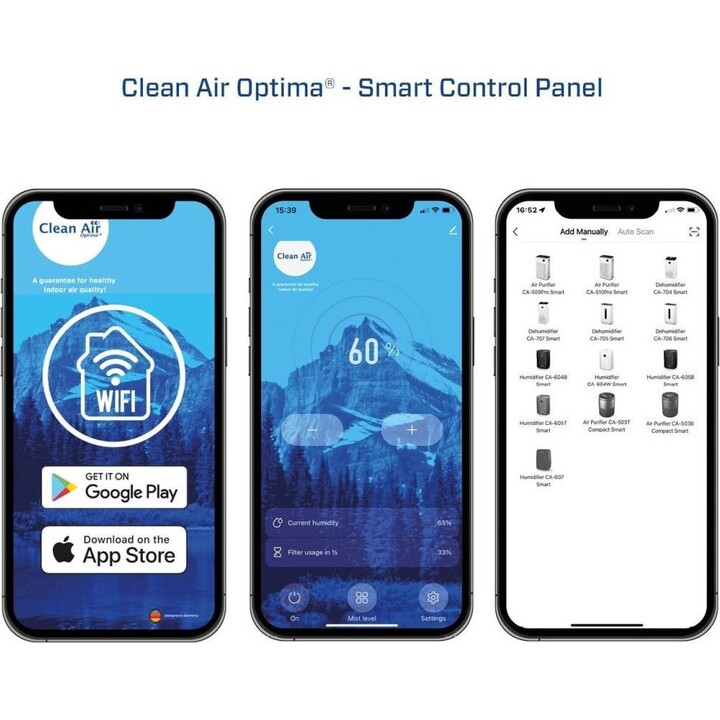 Luftbefeuchter mit Ionisator/Ca-607Bsmart Clean Air Optima