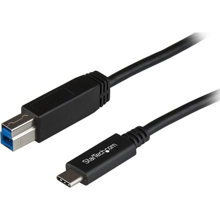 StarTech.com USB31CB1M cabo USB USB 3.2 Gen 2 (3.1 Gen 2) 1 m USB C USB B 10 Gbit/s Preto