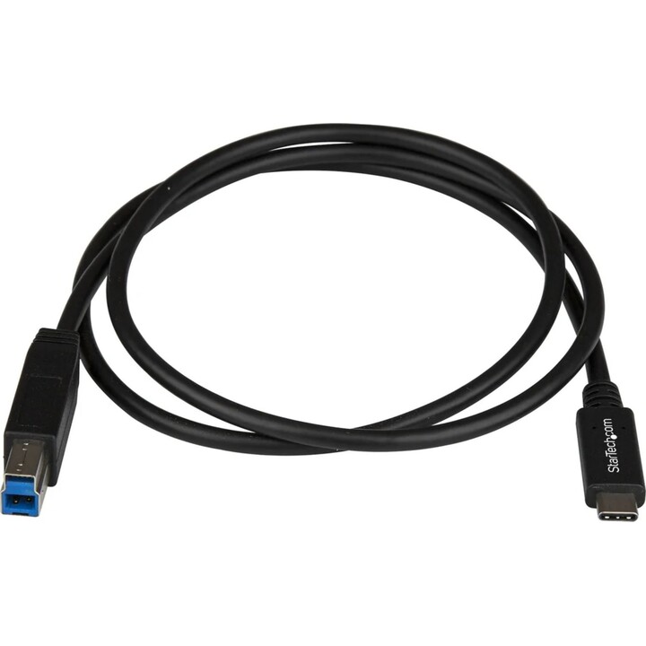 StarTech.com USB31CB1M cabo USB USB 3.2 Gen 2 (3.1 Gen 2) 1 m USB C USB B 10 Gbit/s Preto