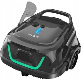 Wybot A1 Automatic Pool Cleaner with Navigation Technology and Debris Filter, Black