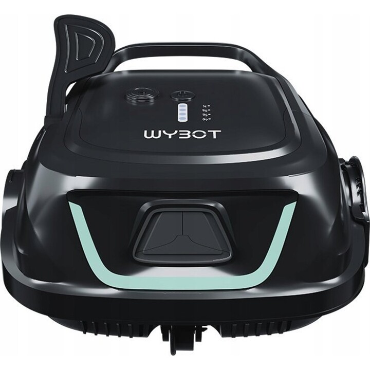 Limpiafondos automático Wybot A1 con tecnología de navegación y filtro de residuos, negro