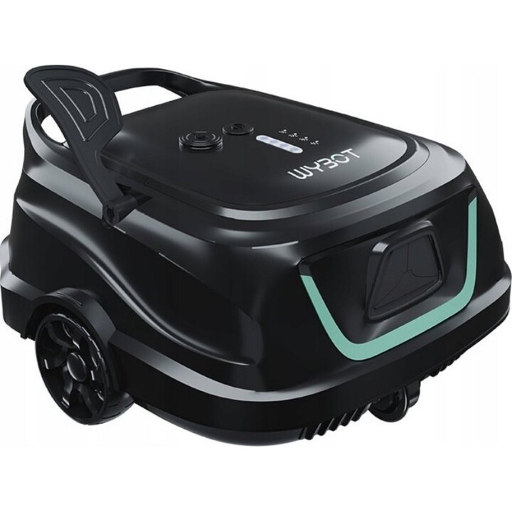 Limpiafondos automático Wybot A1 con tecnología de navegación y filtro de residuos, negro