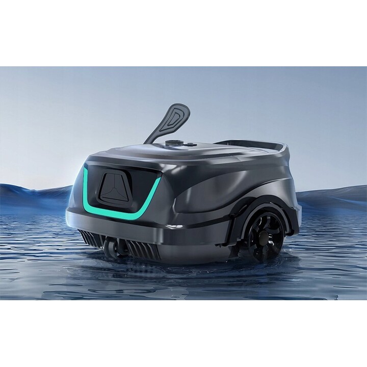 Limpiafondos automático Wybot A1 con tecnología de navegación y filtro de residuos, negro