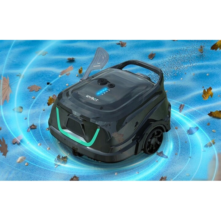Limpiafondos automático Wybot A1 con tecnología de navegación y filtro de residuos, negro
