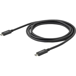 Startech Cable de 0,5m USB-C a USB Tipo C de Carga, negro