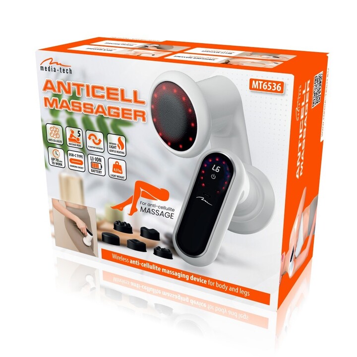 ANTICELL MASSAGER MT6536 Massaggiatore anticellulite wireless