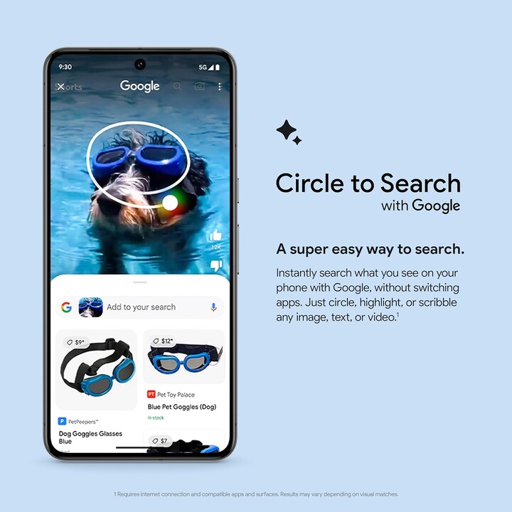 Google Pixel 7a 5G, 8GB, 128GB, tela de 6,1 polegadas, Tensor G2, preto carbono