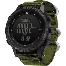 North Edge Apache with Nylon Strap Green - Digital Watch