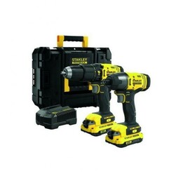 Irankiu rinkinys Stanley SFMCK465D2T-QW (SFMCD711 + SFMCF800) 18 V 2x2.0 Ah akum.