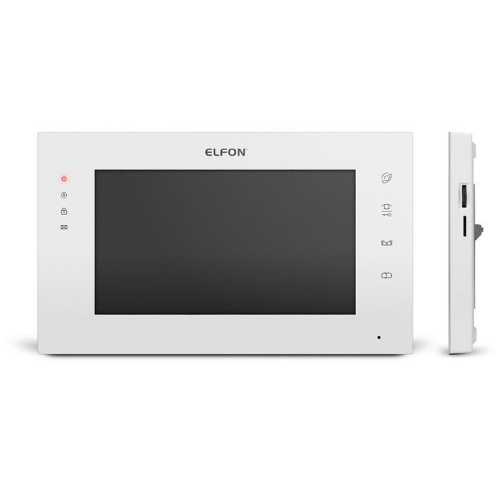 7" Monitor Elfon OP-VM7F White