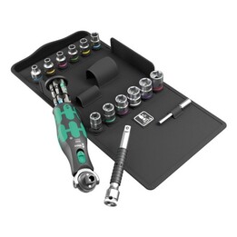 Conjunto de bolso Wera Zyklop 3 Knarren-/Schraubendreher 27tlg.8009