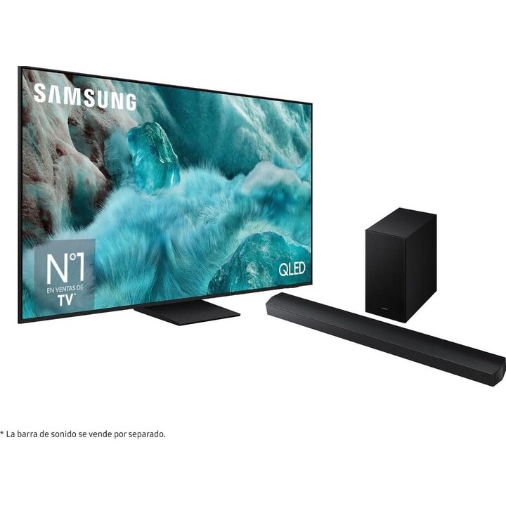 Televisor inteligente Samsung Tq75Q7F5Au QLED 4K Ultra HD de 75" con wifi