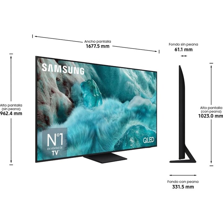 Samsung Tq75Q7F5Au 75" 4K Ultra HD Qled Smart TV Wifi