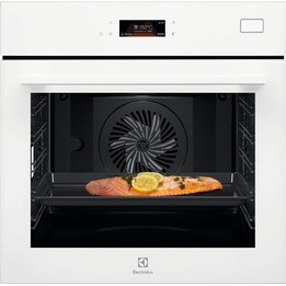 Electrolux LOB8S38V SteamPro 800, 70L Multifunktions-Dampfbackofen mit MealAssist Lebensmittelsensor, Weiß