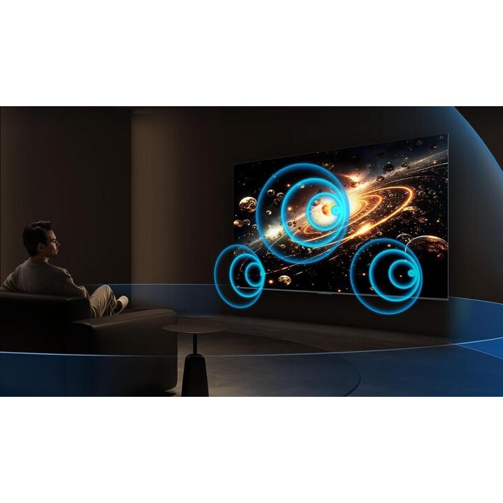 Tcl 55C61Ks Qled Mini Led Tv, 55 Inches, 4K HDr Premium, Dolby Vision & Atmos, Onkyo 2.1 Sound, Smart Tv With Google Tv, Game Ma