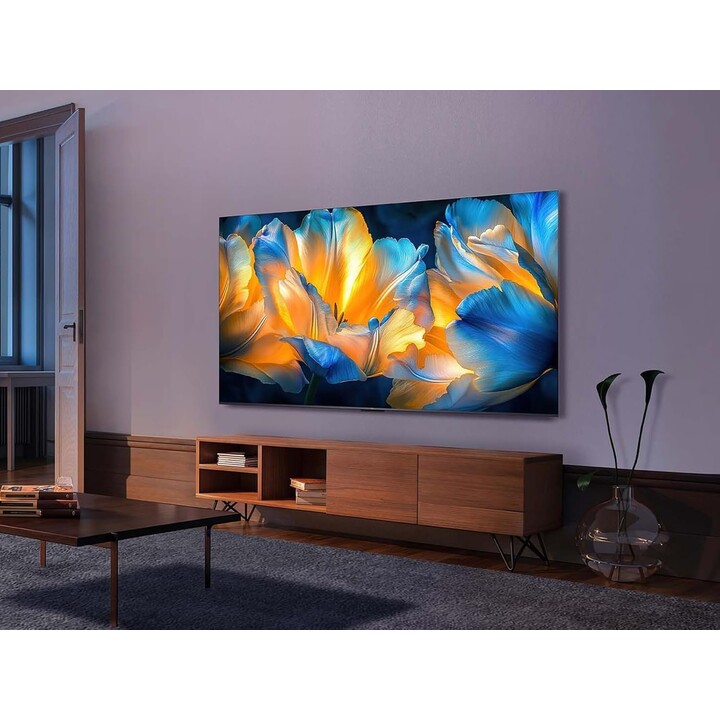 Tcl 55C61Ks Qled Mini Led Tv, 55 Inches, 4K HDr Premium, Dolby Vision & Atmos, Onkyo 2.1 Sound, Smart Tv With Google Tv, Game Ma