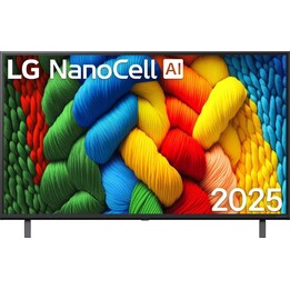 Téléviseur intelligent LG 55Nano81A6A 55 pouces 4K Ultra HD Nanocell Noir