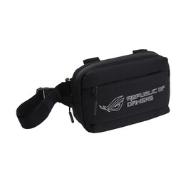 Riñonera ASUS ROG Ranger (tres compartimentos, repelente al agua, logotipo ROG reflectante) negra
