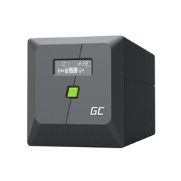 Green Cell sistema de alimentación ininterrumpida (UPS) Línea interactiva 1 kVA 600 W 4 salidas AC