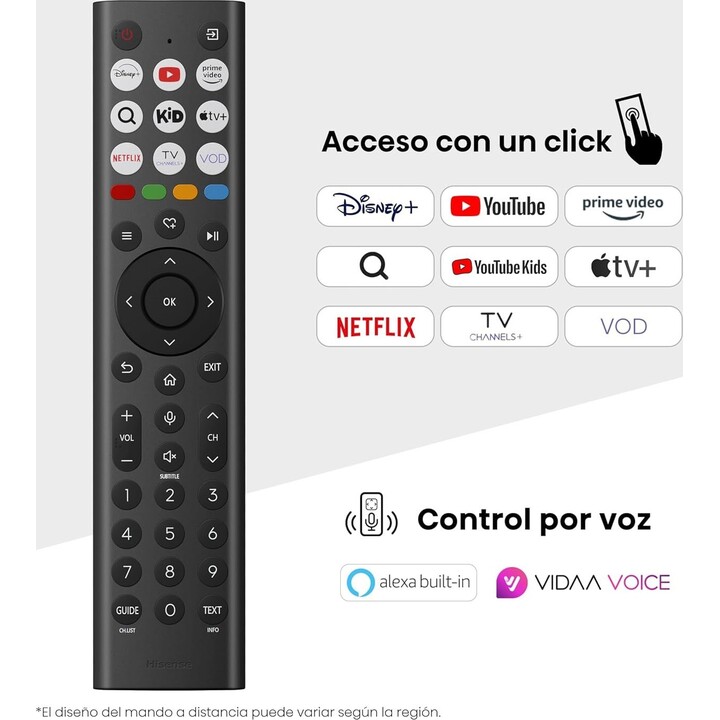 Hisense 75E7Q - Qled Smart Tv 75 Inches, Dolby Vision, Dolby Atmos, Game Mode Plus, 60Hz Vrr 120 Fps, Sports Mode, Ai Soft Monvo