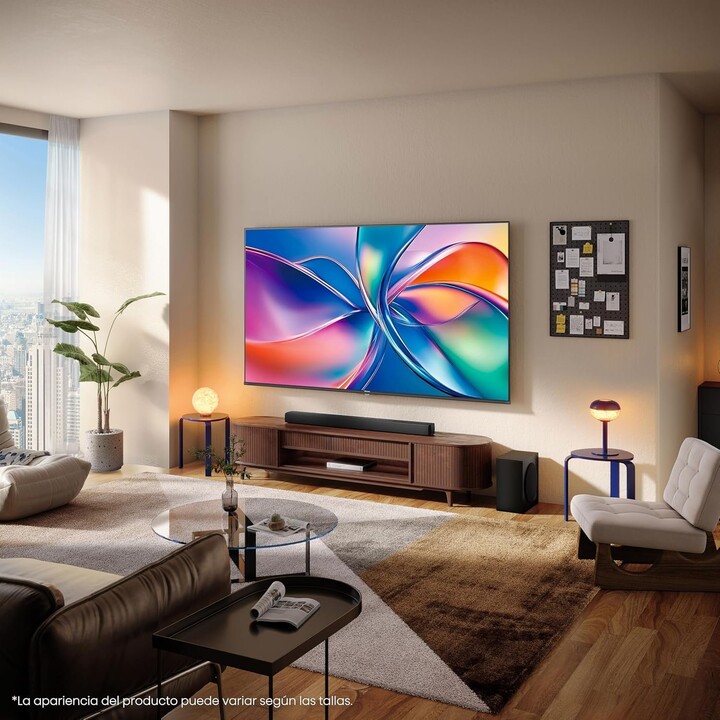 Hisense 75E7Q - Qled Smart Tv 75 Inches, Dolby Vision, Dolby Atmos, Game Mode Plus, 60Hz Vrr 120 Fps, Sports Mode, Ai Soft Monvo