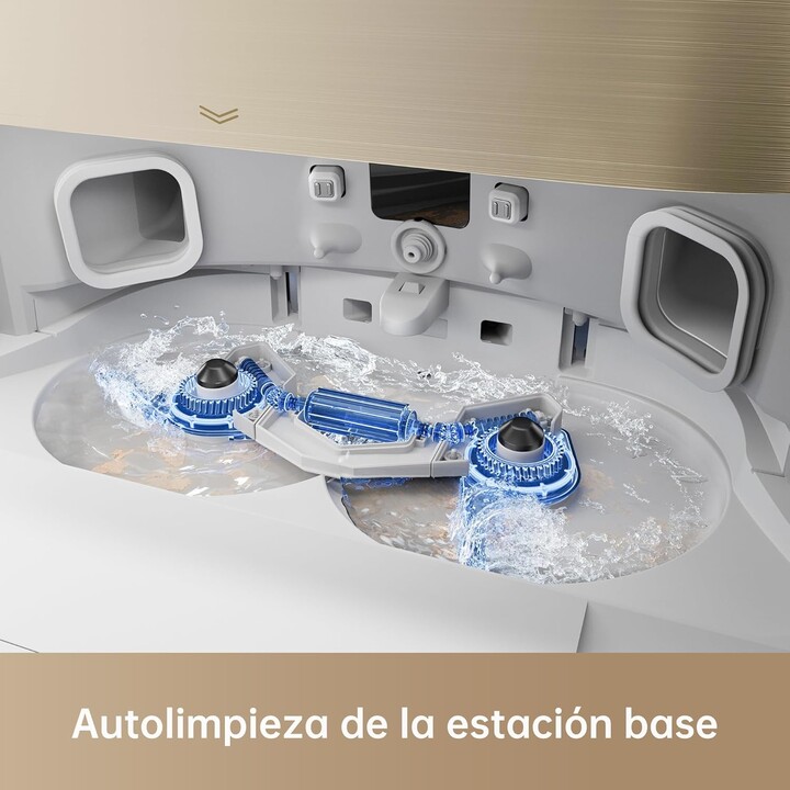 Robot de nettoyage blanc ultra complet Dreame X40