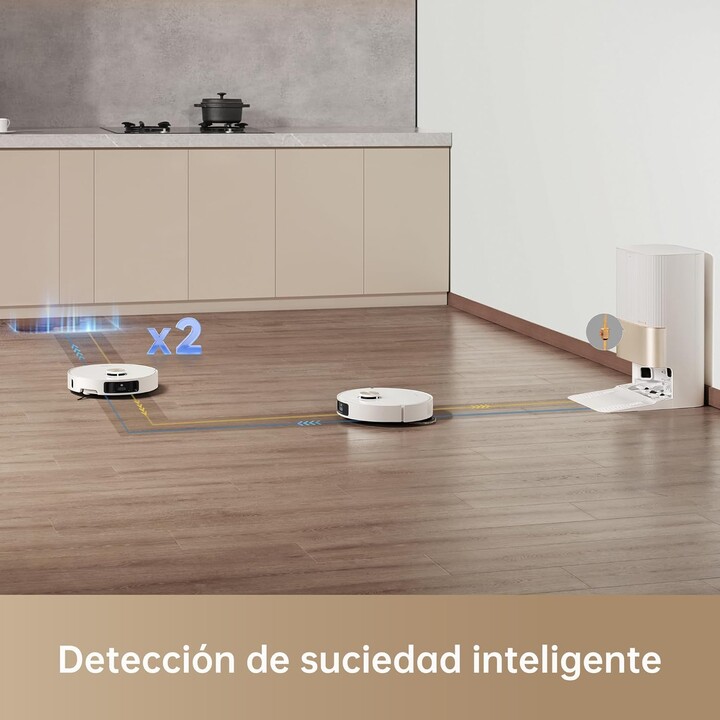 Robô de limpeza branco ultra completo Dreame X40