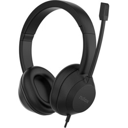 Headphone + mic nilox nxausb02 usb headband black