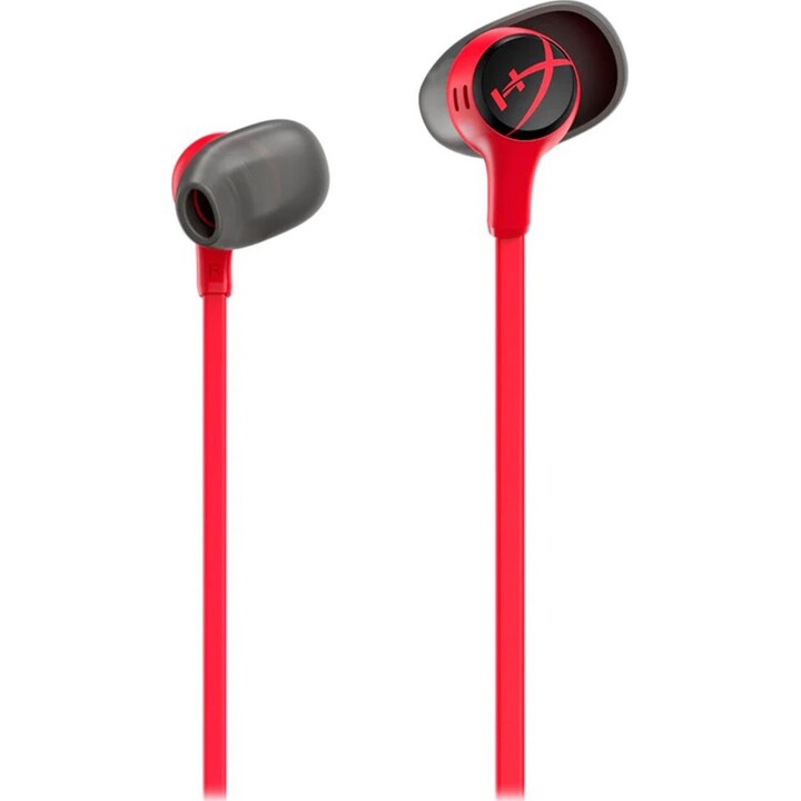 Écouteurs de jeu HyperX Cloud Earbuds II avec micro rouge