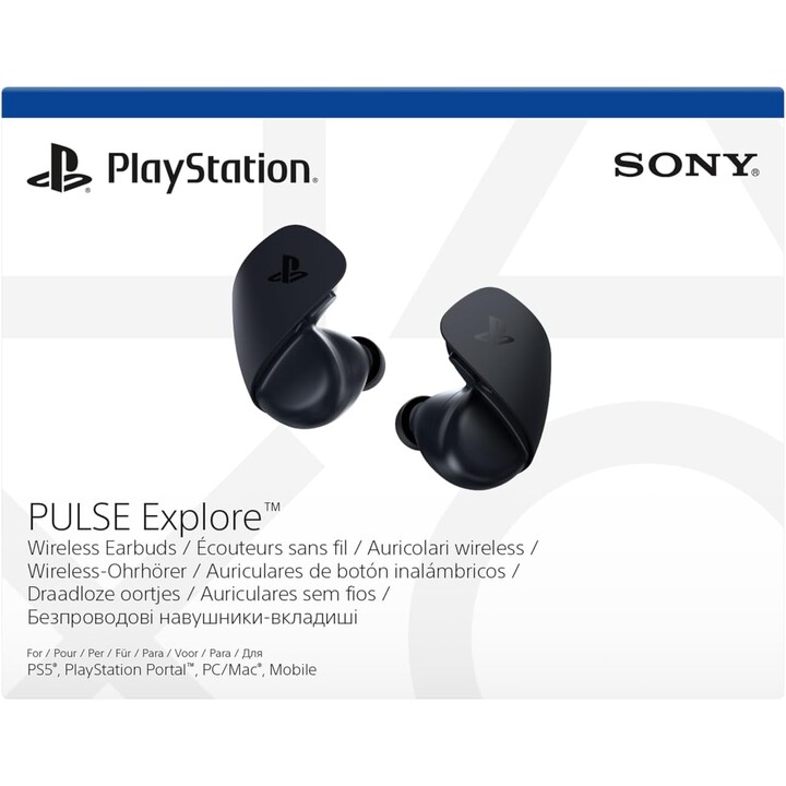 Sony Pulse Explore, kabelloses Gaming-Headset, Schwarz