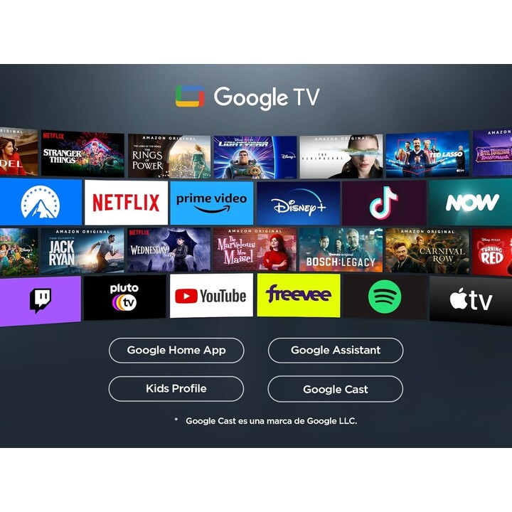 TCL 65-Polegadas 4K Ultra HD TV, 3840 x 2160 Pixels, Plano, 16:9, DLED, 65V6C