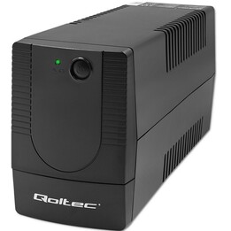 Qoltec 53774 Unterbrechungsfreie Stromversorgung (USV) Line-Interaktiv 1 kVA 600 W 1 AC-Ausgänge