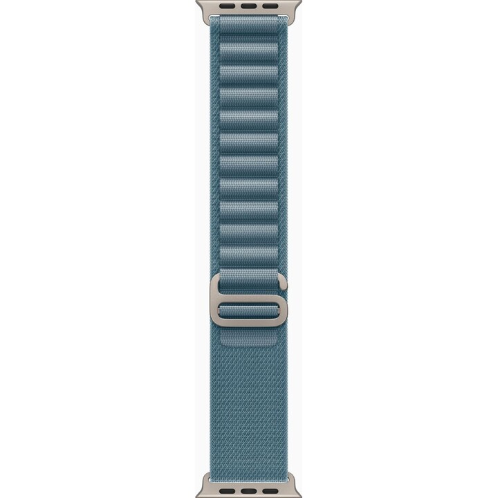 Apple Watch Ultra 3 GPS Cellular 49mm Natural Titanium Case with Light Blue Alpine Loop - Size L