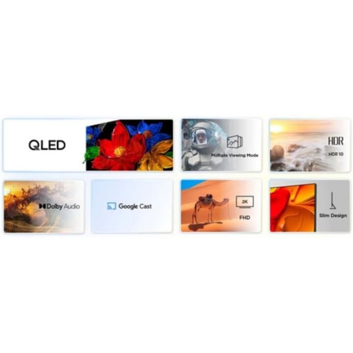 Tcl 32S5K 32" Full HD Qled Smart Tv Wifi Schwarz