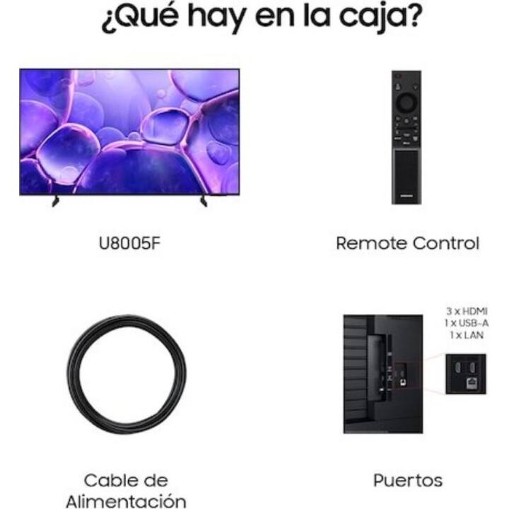 Samsung TU43U8005FU 43 4K Ultra HD LED Smart TV Black
