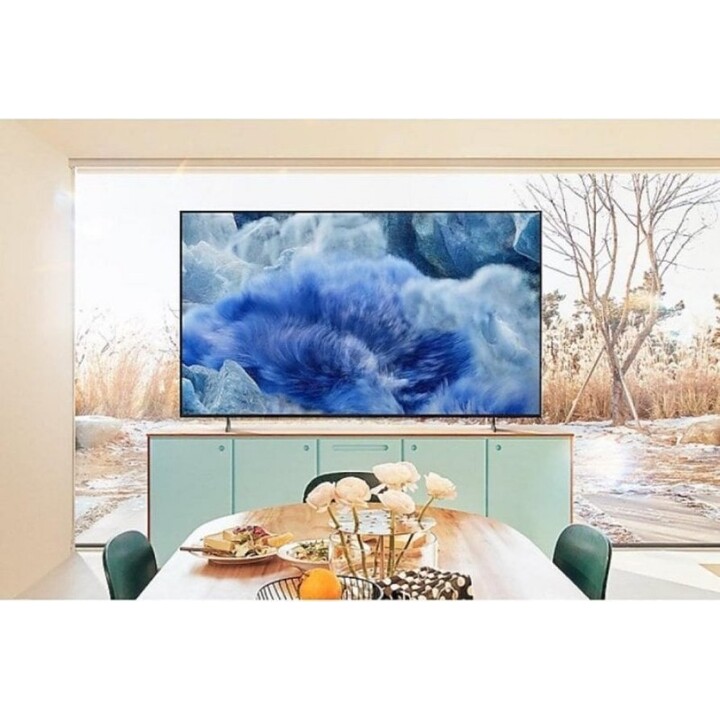 Televisor Samsung QLED 4K/Smart de 50" con resolución 3840 x 2160 y Bluetooth inalámbrico Tizen negro Qe50Q8Fauxxh