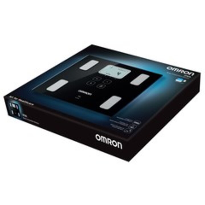 Omron VIVA Quadratisch Schwarz Elektronische Personenwaage