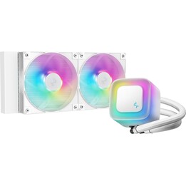 DeepCool LE240 V2 Refrigerador Líquido para CPU, Radiador de 240mm, 2x Ventilador ARGB Preinstalado de 120mm