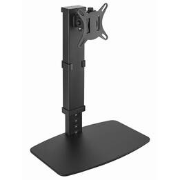 Gembird Support de bureau pour moniteur à hauteur réglable et orientable MS-D1ST-02, 17"-32", noir