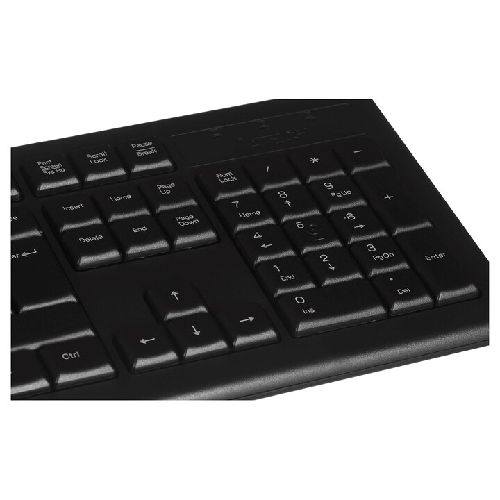 A4Tech KR-85 US English QWERTY USB Keyboard Black