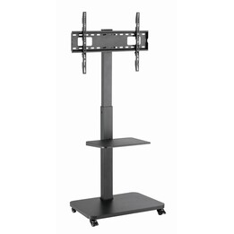 Gembird TVS-75S-02 Support TV sur pied avec roulettes, 37" - 75", noir