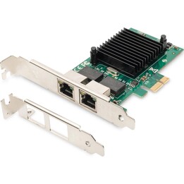 Digitus Dual Gigabit Ethernet PCI Express Card, 2 ports